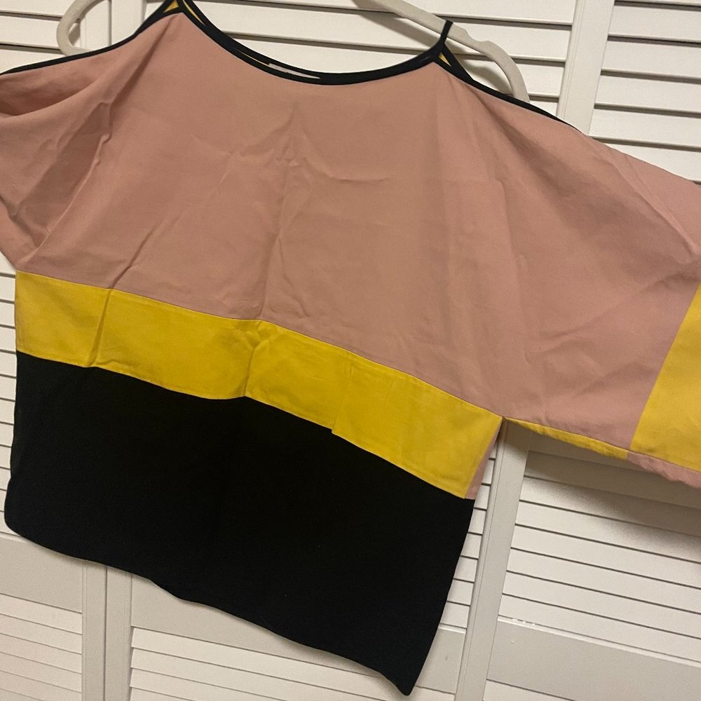 Tri-color Blouse